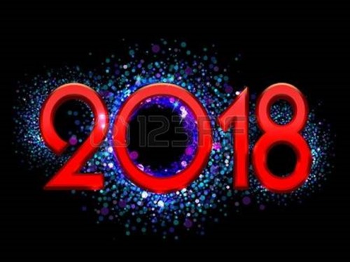 61374073 2018 happy new year bright red text on a black background - Resmet.net